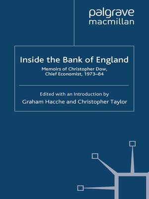 cover image of Inside the Bank of England